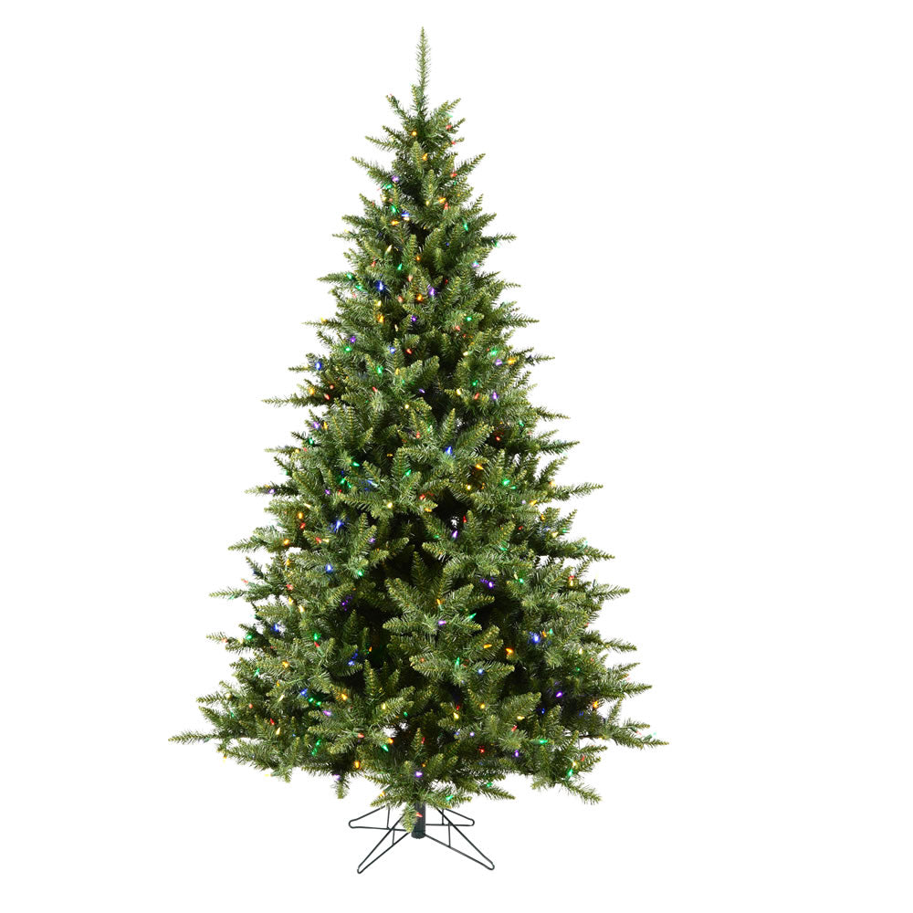 Vickerman 5.5ft. Camdon Fir Artificial Christmas Tree Multi-Colored LED Lights
