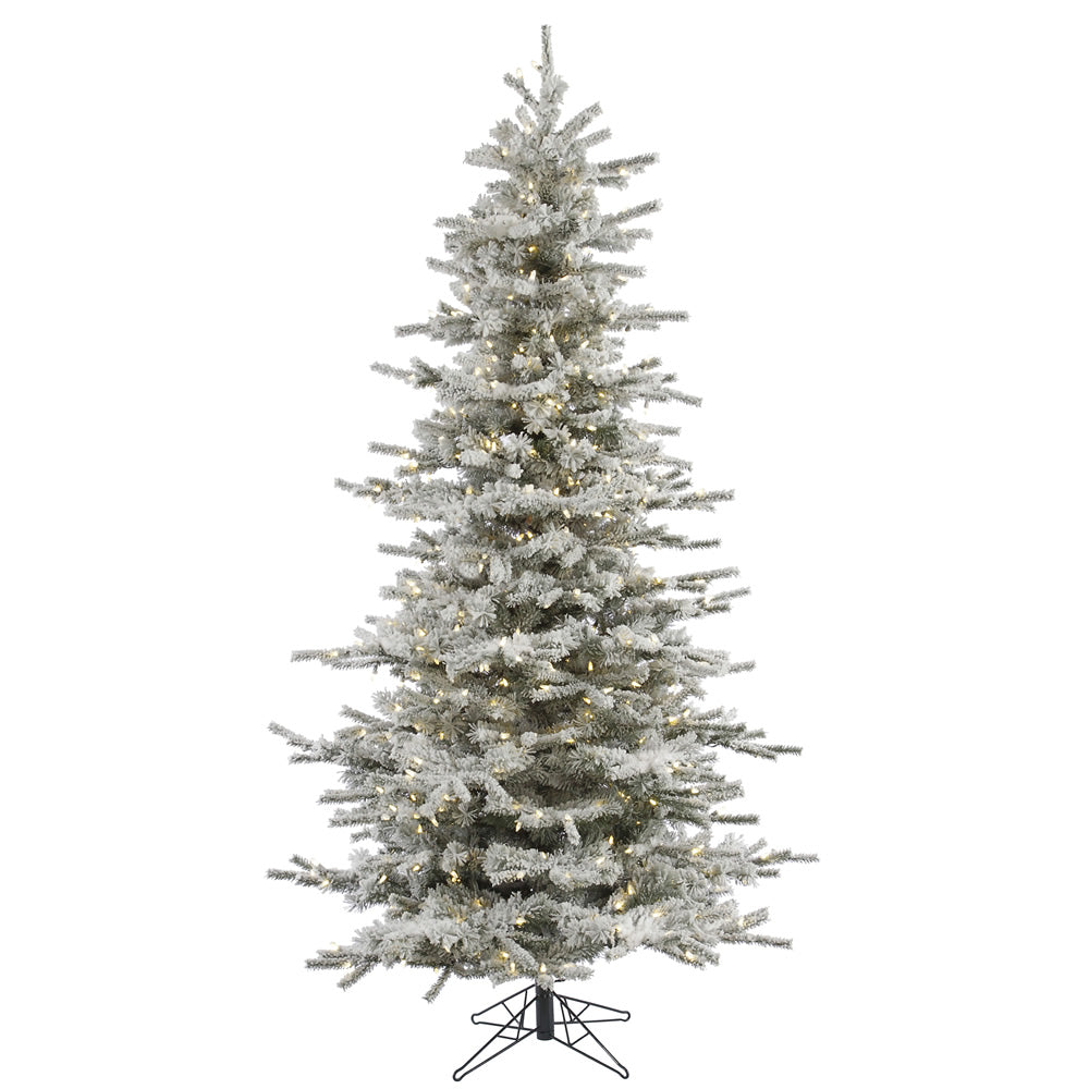 Vickerman 4.5ft. Sierra Fir Slim Artificial Christmas Tree in LED lights