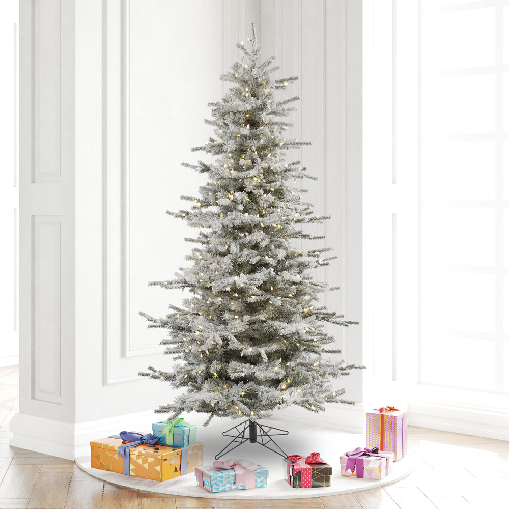 Vickerman 6.5ft. Sierra Fir Slim Artificial Christmas Tree in LED lights
