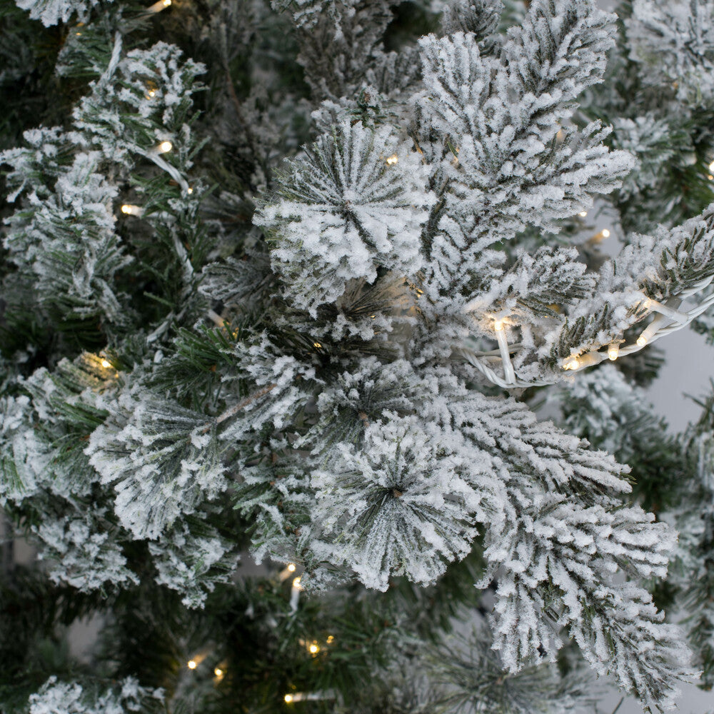 Vickerman 7.5ft. Sierra Fir Slim Artificial Christmas Tree in LED lights