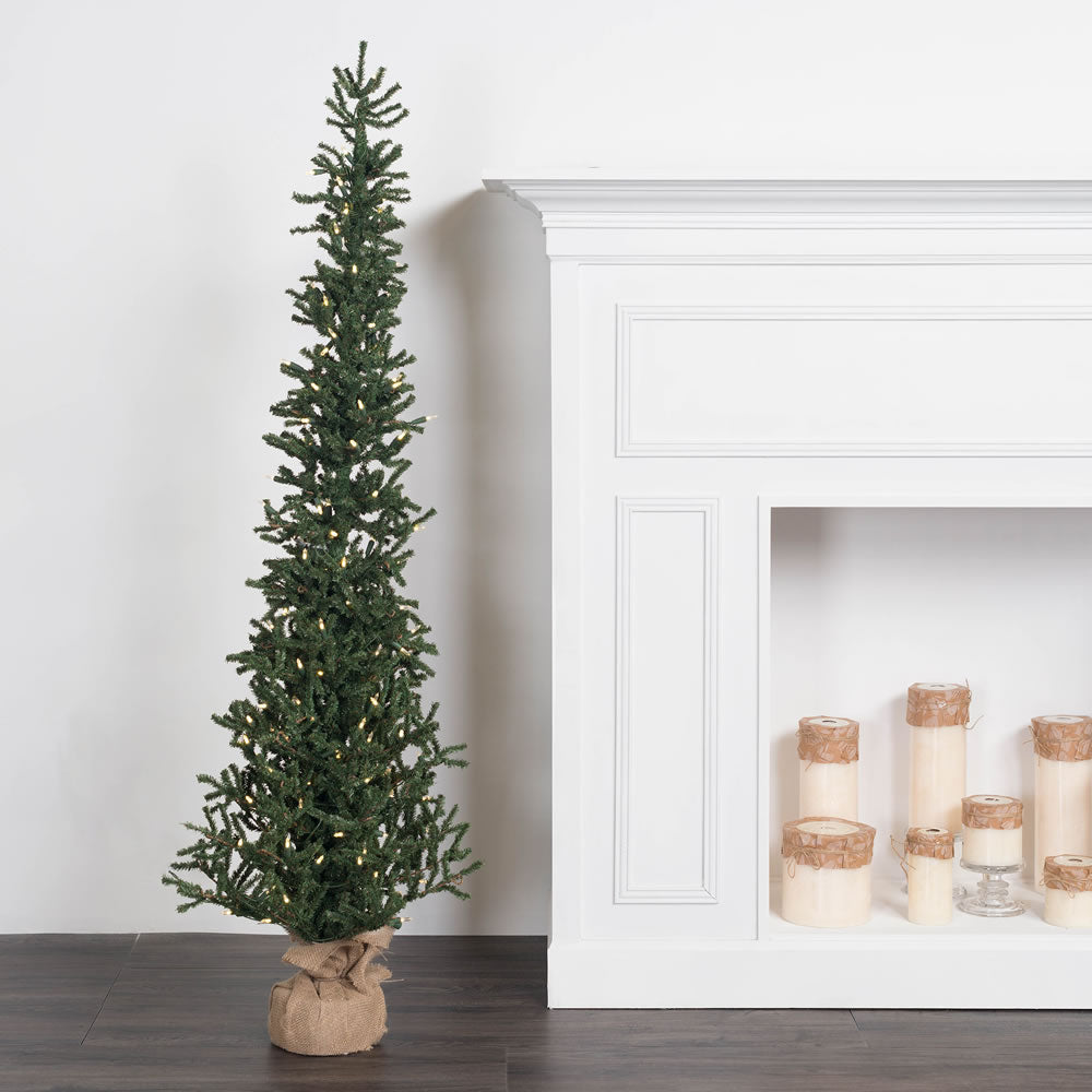 Vickerman 5ft. Mini Pine Artificial Christmas Tree Warm White Dura-lit LED Lights