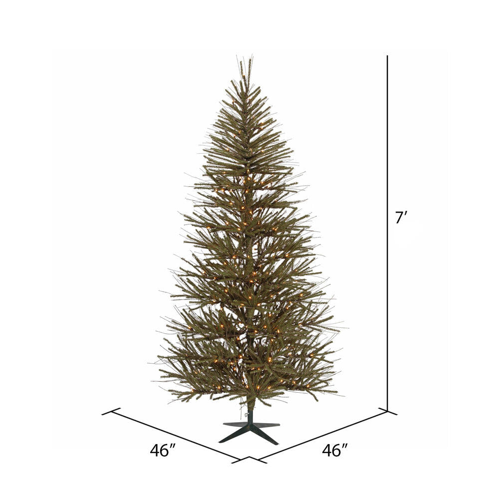 Vickerman 7ft.Vienna Twig Artificial Christmas Tree in LED Lights