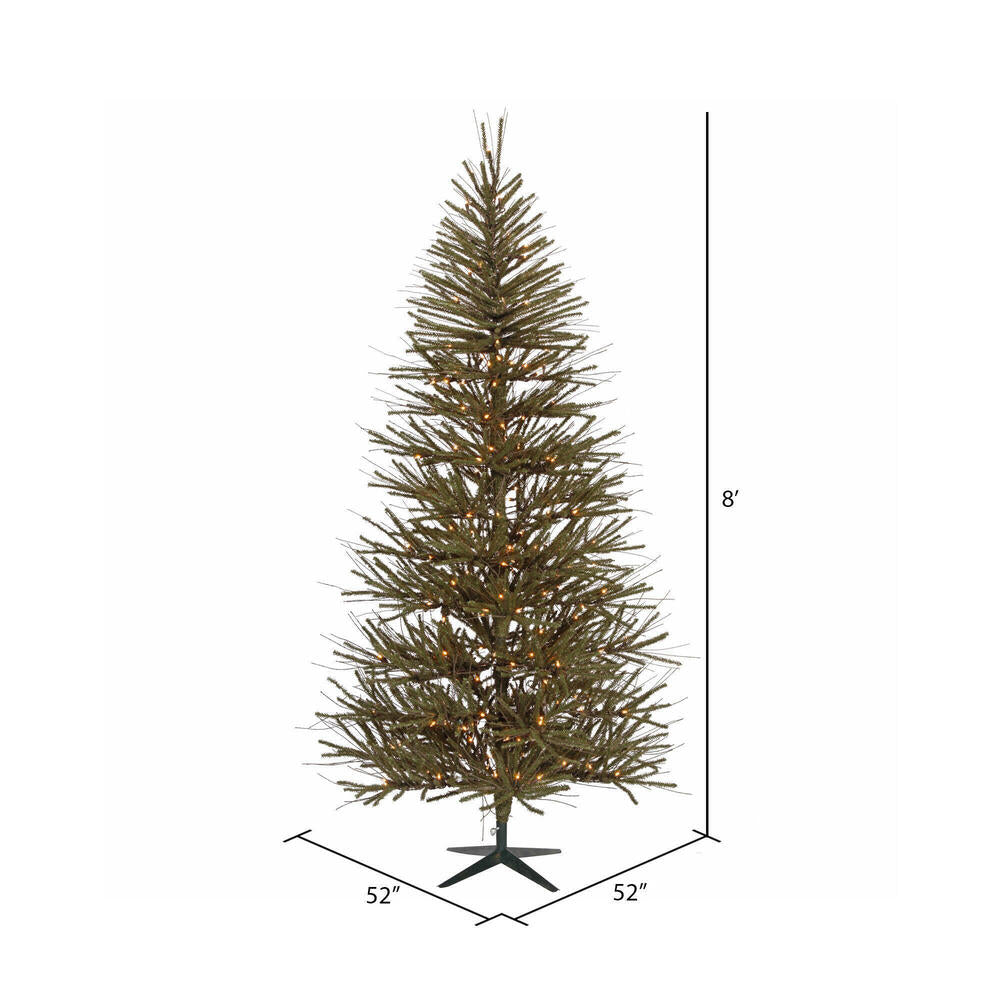 Vickerman 8ft Vienna Twig Artificial Christmas Tree in LED Lights