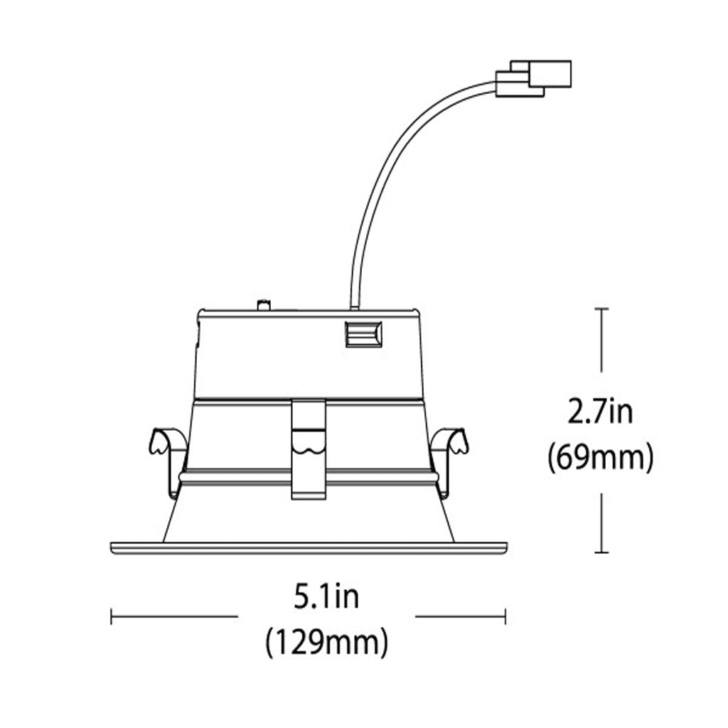 Nicor 4-in Oil-Rubbed Bronze Selectable Recessed LED Downlight