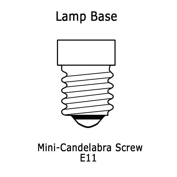 OSRAM E11 Mini-Candelabra Screw lamp holder ceramic socket