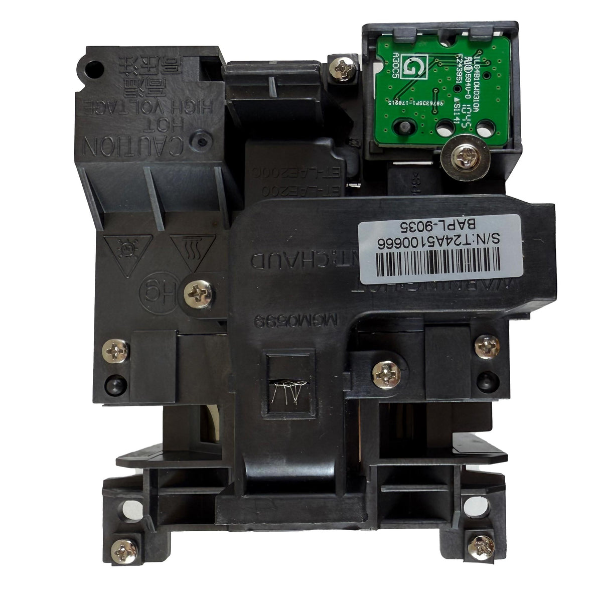 Panasonic PT-EX500E Projector Housing with Genuine Original OEM Bulb