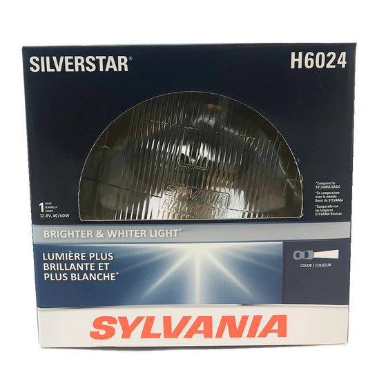 SYLVANIA H6024 SilverStar High Performance Halogen Headlight 7" Round PAR56