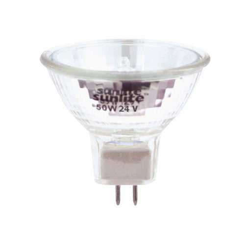 SUNLITE EXN 50w 24V MR16 w/ Front Glass Flood FL38 Halogen Light bulb