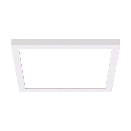 8-in Square Low Profile Surface Mount 3000K 80CRI Direct J-Box Mount