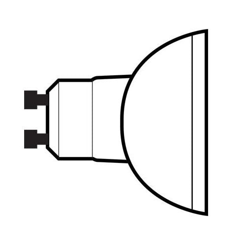 GE 16751 - 50w 120v FMW MR16 GU10 Edison Quartzline Flood Halogen Bulb
