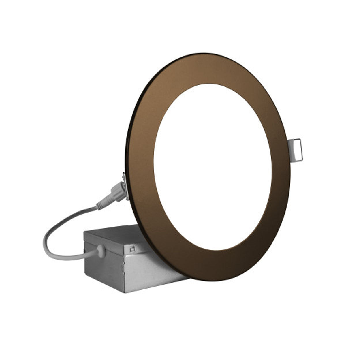 Nicor 6-in Round Oil-Rubbed Bronze Canless 2700K LED Downlight