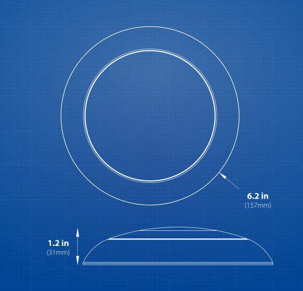 Nicor RSD Series 4-in Surface Mount 2700K LED Downlight