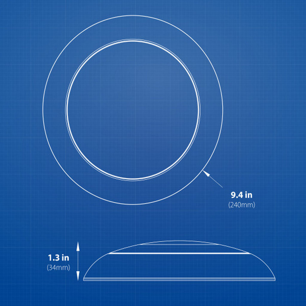 Nicor RSD Series 8-in Surface Mount 3000K LED Downlight