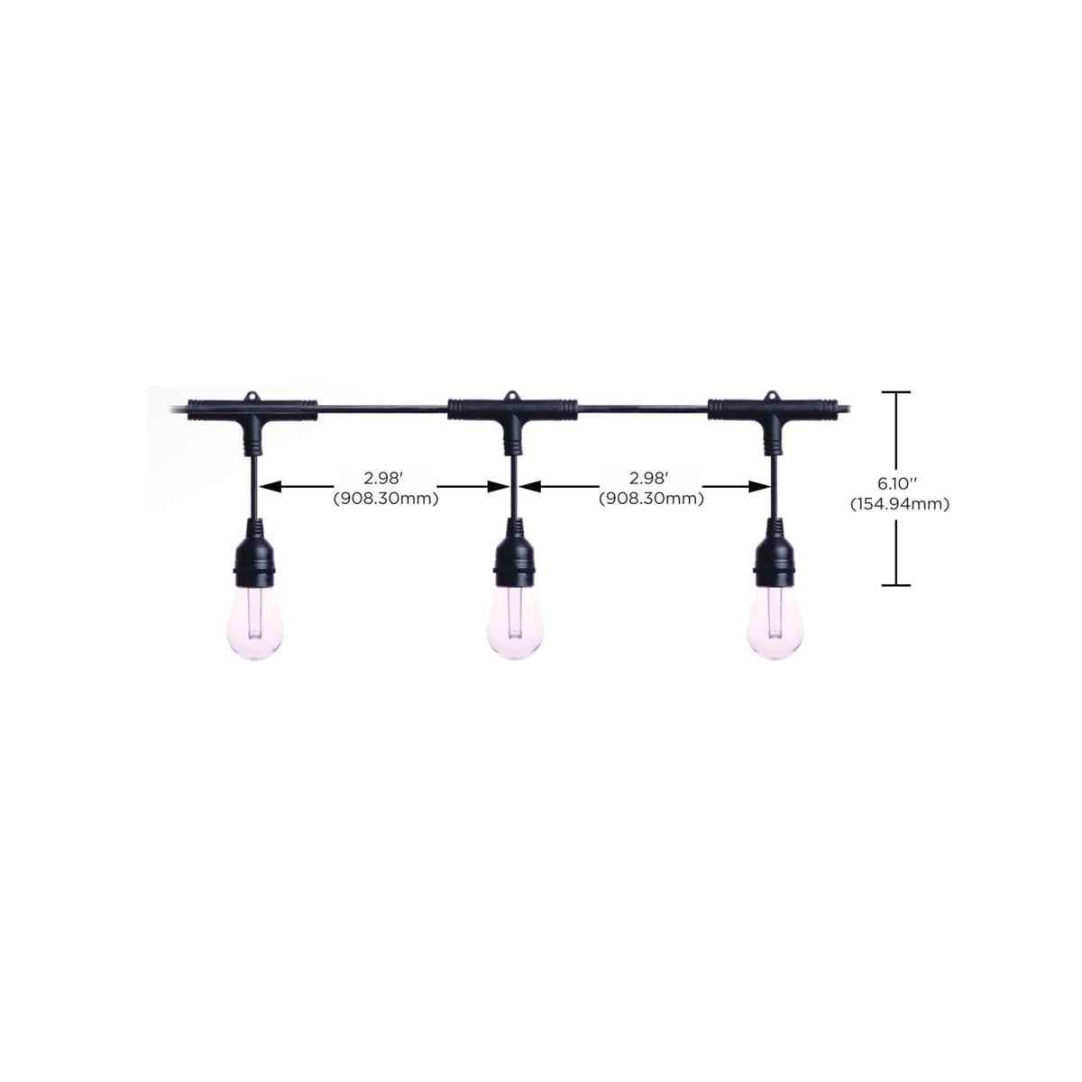 Satco 48-ft LED Sl S14 Starfish RGBTW 120V