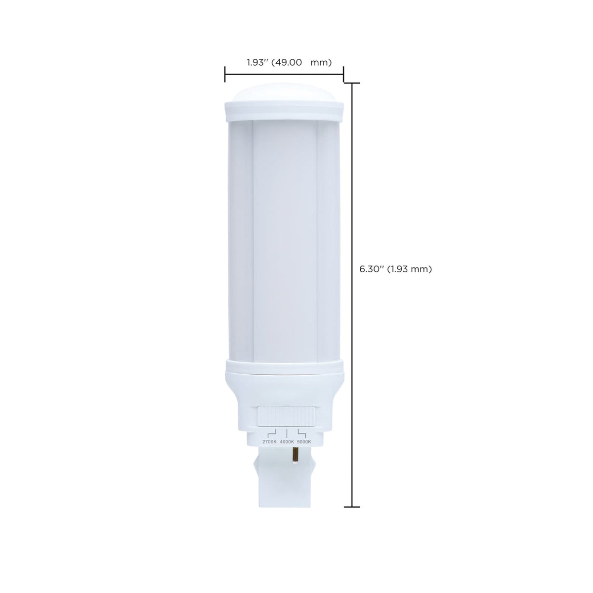 Satco 14w LED PL CCT Selectable GX32d-2 Base 22W CFL Replacement 120-277v Bulb