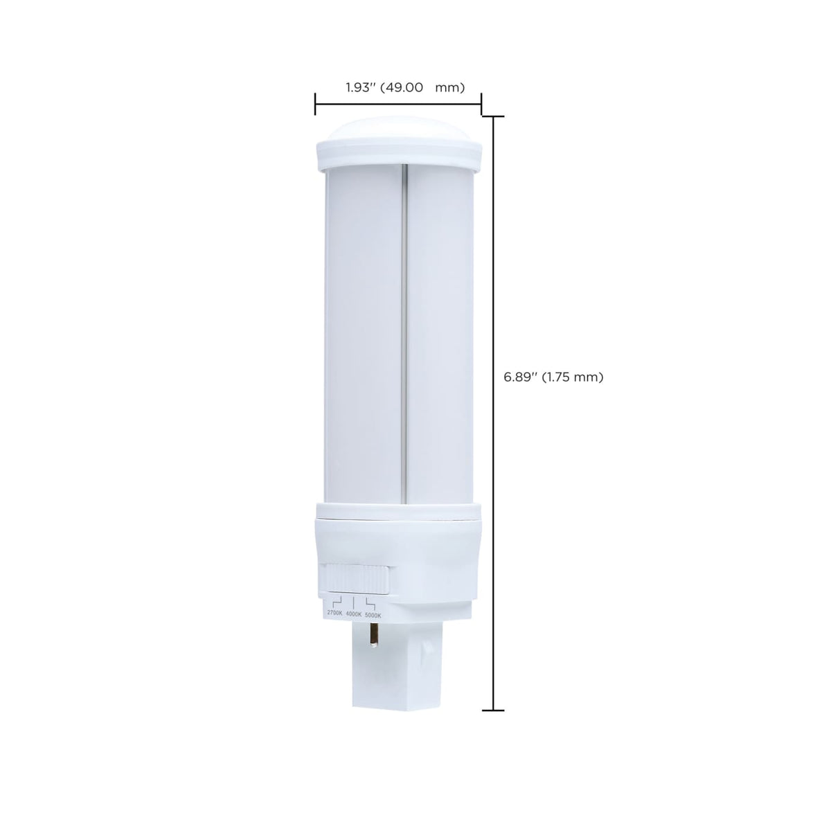 Satco 18w LED PL CCT Selectable GX32d-3 Base 28W CFL Replacement 120-277v Bulb