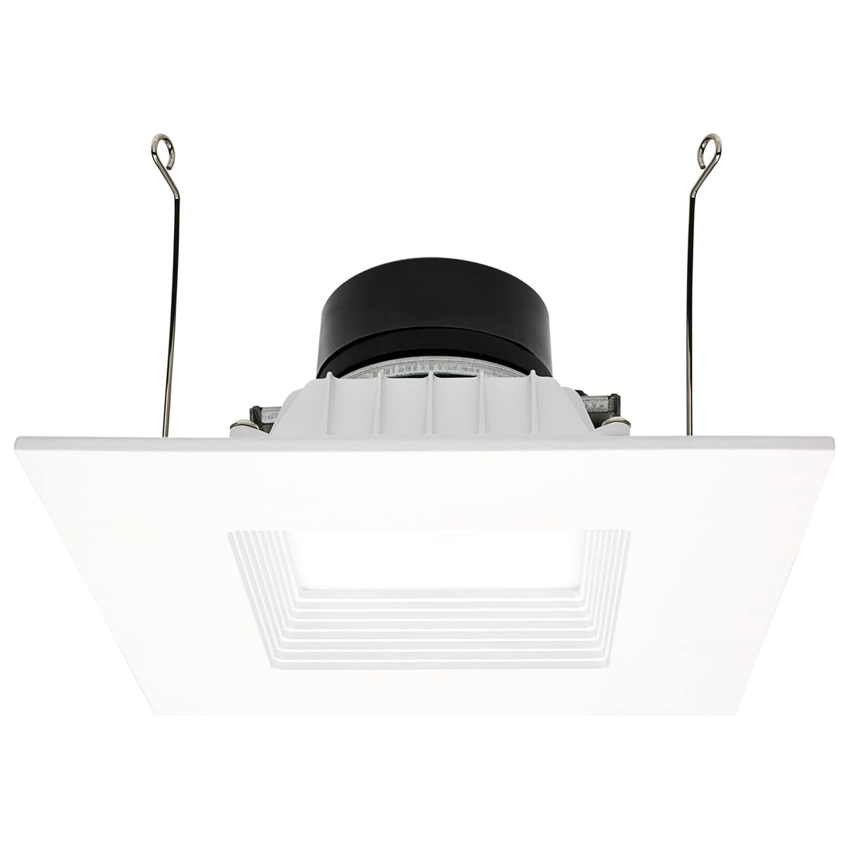 Satco 5-6-in 13W LED Retrofit Downlight RGBTW Square White Finish