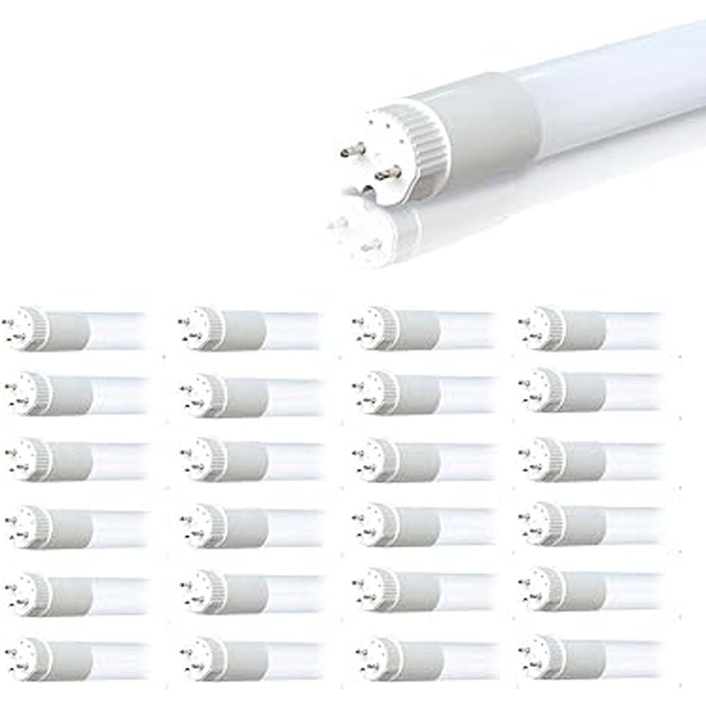 25Pk - 17W 48-in T8 LED 4000K Bi Pin base 2100Lm Ballast Bypass - 90w equiv