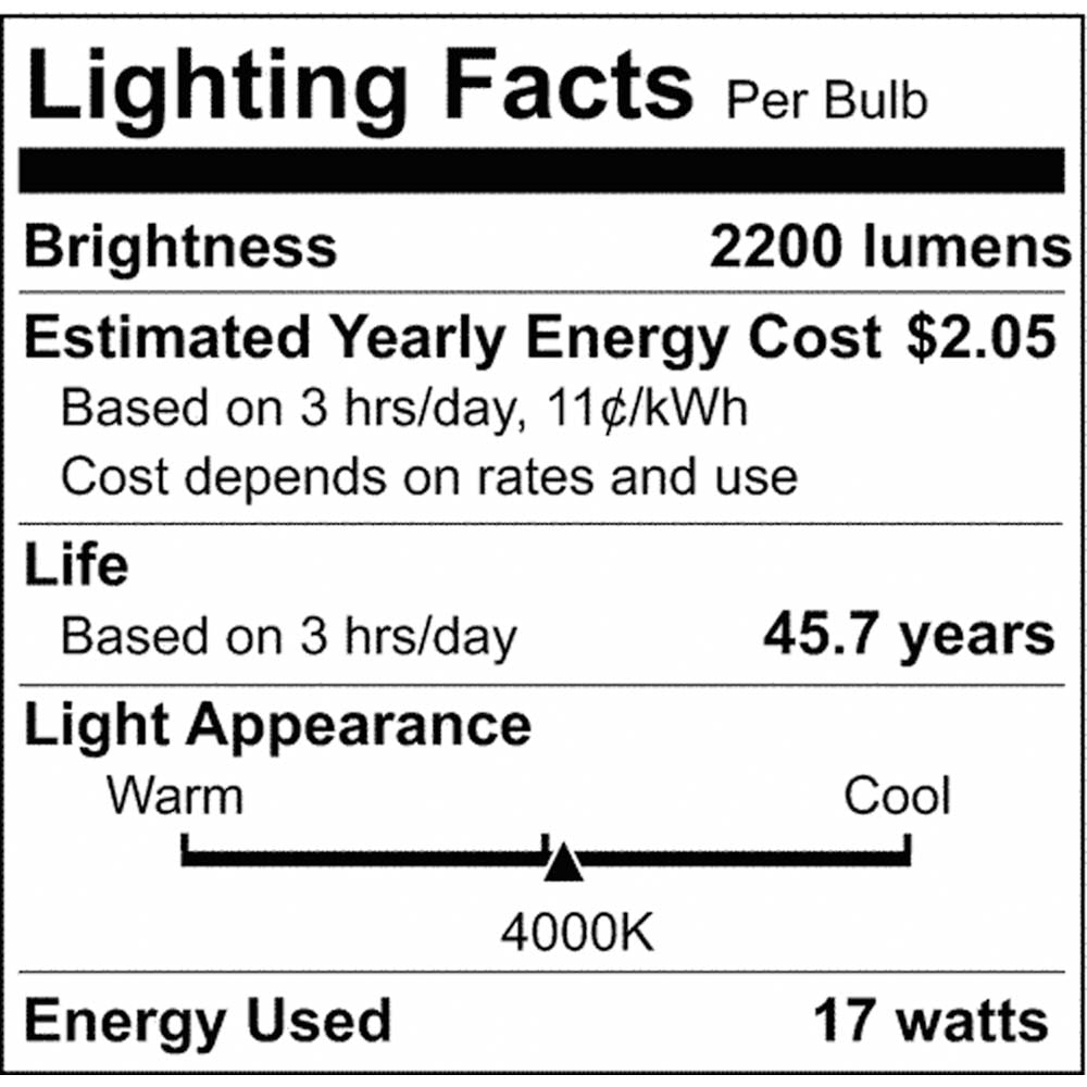 25Pk - 17W 48-in T8 LED 4000K Bi Pin base 2100Lm Ballast Bypass - 90w equiv