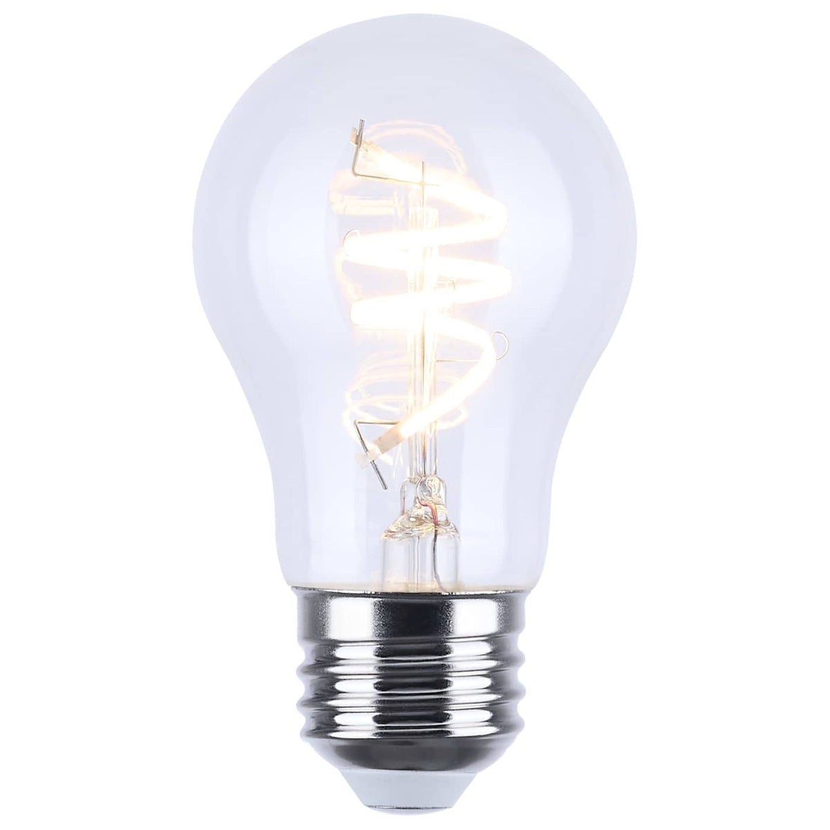 Satco 4w A15 LED Reminiscent Flex Gray Coil Filament E26 3000K 120v Bulb