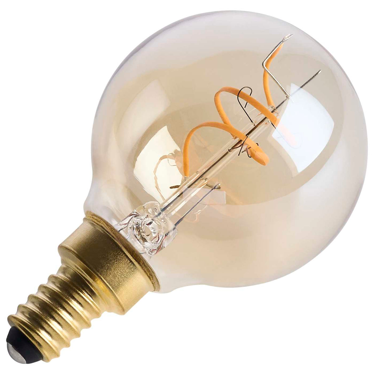 Satco 3.5w G16.5 LED 2000K CCT Candelabra Base Clear Glass 120v Bulb