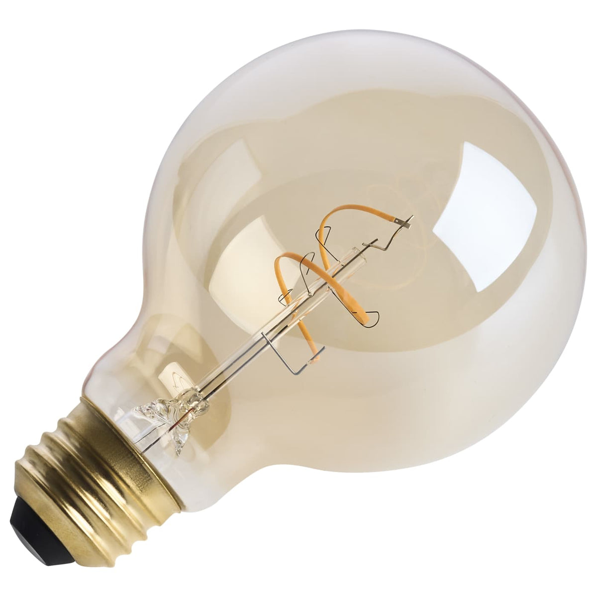 Satco 3.5w G25 LED 2000K CCT Selectable E26 Base Clear Glass 120v Bulb