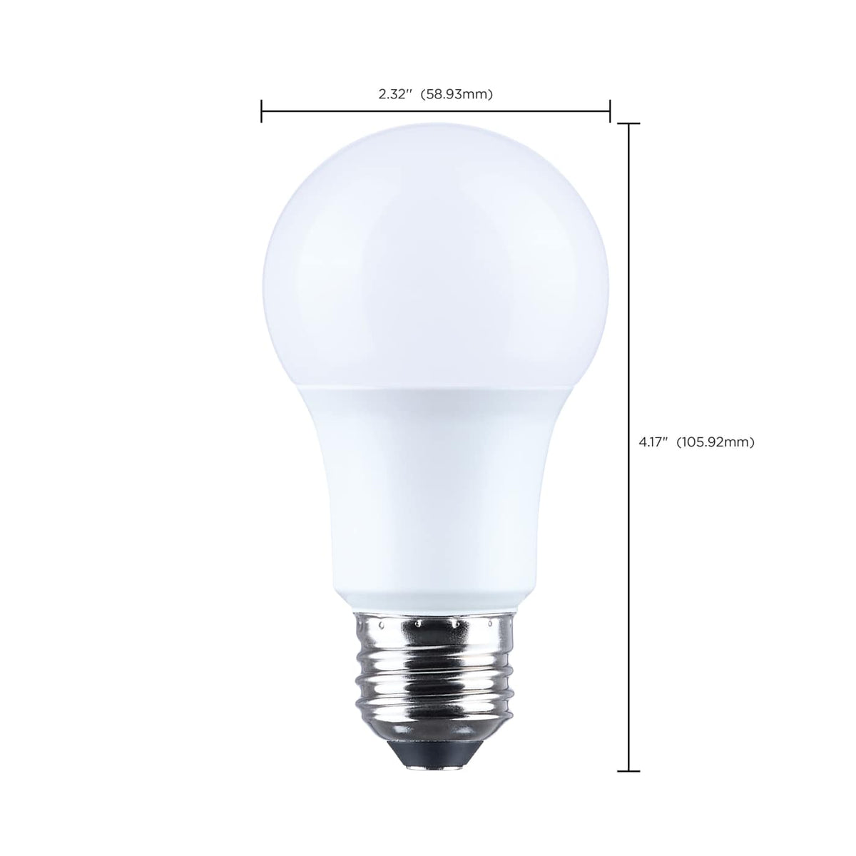 12Pk - Satco 9.8w LED A19 5000K CCT Selectable E26 Base 120v Bulb