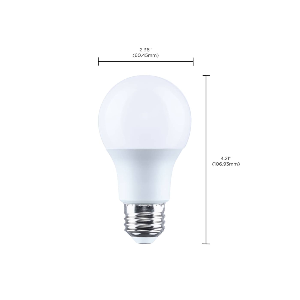 Satco 9.5w A19 LED 4000K CCT Medium Base 120v Bulb