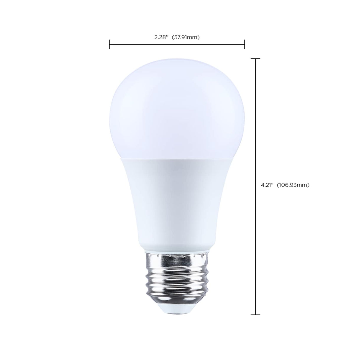 Satco 12w A19 LED 4000K CCT 80 CRI Medium Base 120v Bulb