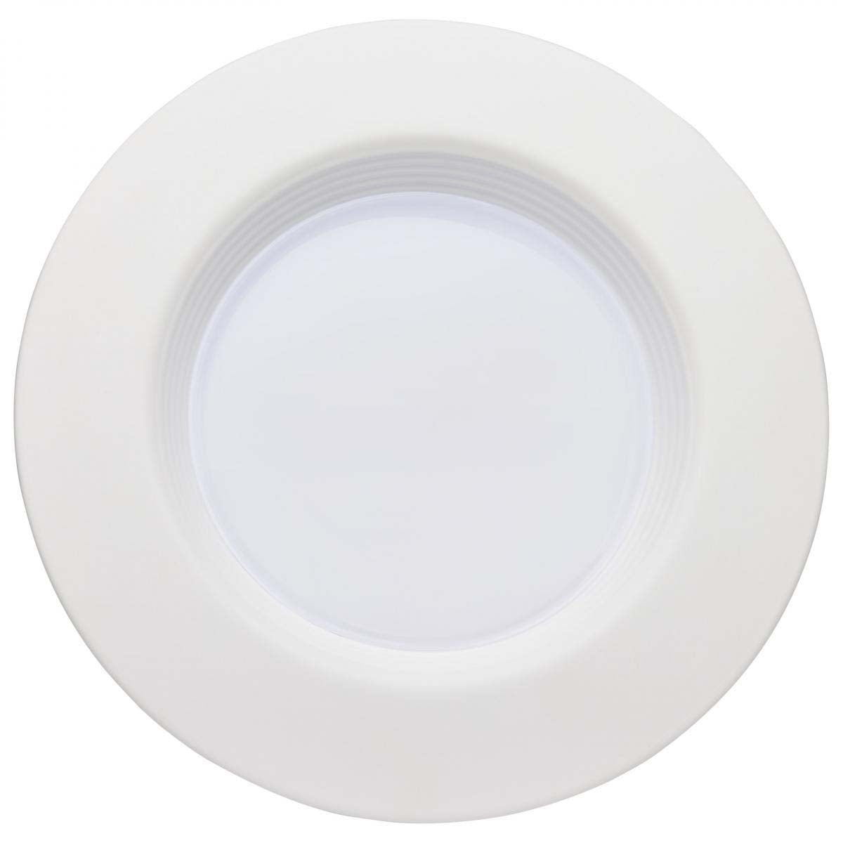 5-6-in LED Retrofit Downlight Wattage Lumens & CCT Selectable Round White Finish