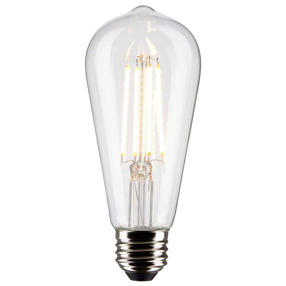 2Pk - SYLVANIA 7w ST19 LED 800Lm 90CRI 2700K Soft White Dimmable - 60w equiv