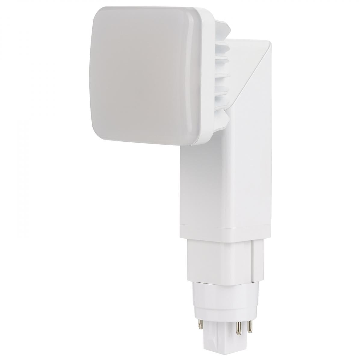 Satco 9w PL 4-Pin LED 1100Lm G24q Base 120-277v CCT Selectable White Finish Bulb