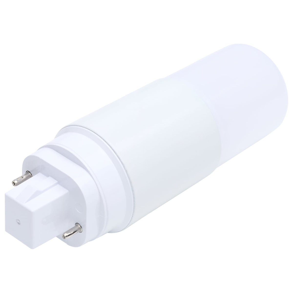 Satco 7w PL LED: G24D Base Frost Finish Dual Ballast 4000K 120-277v Bulb