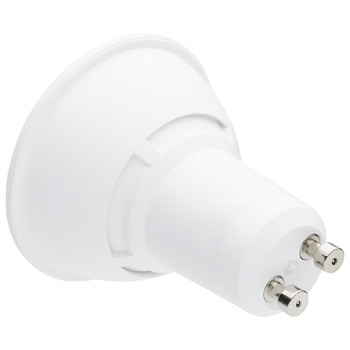 2Pk - Satco 5.5w MR16 LED GU10 Base 120v 40deg 4000K White Finish Bulb