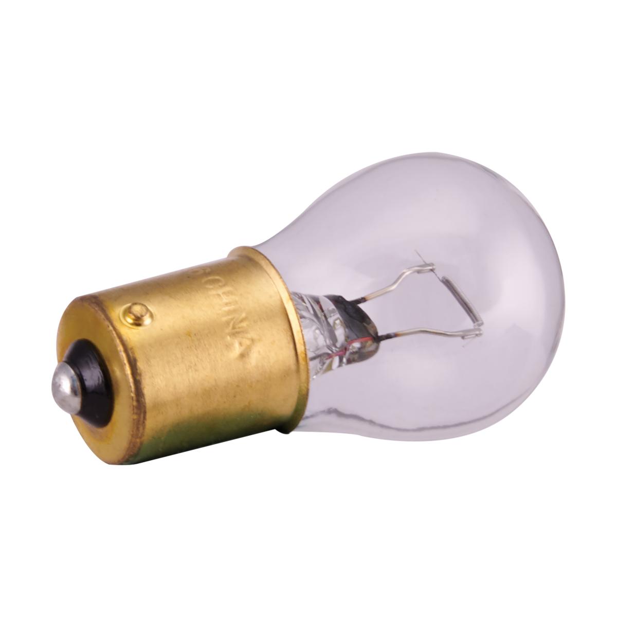 Satco 26.9w miniature S8 Single Contact Bayonet base 12.8v Clear Finish Bulb