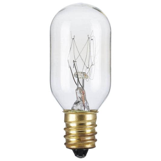 Satco 25w T7 Incandescent 130v Candelabra base Clear Finish Bulb