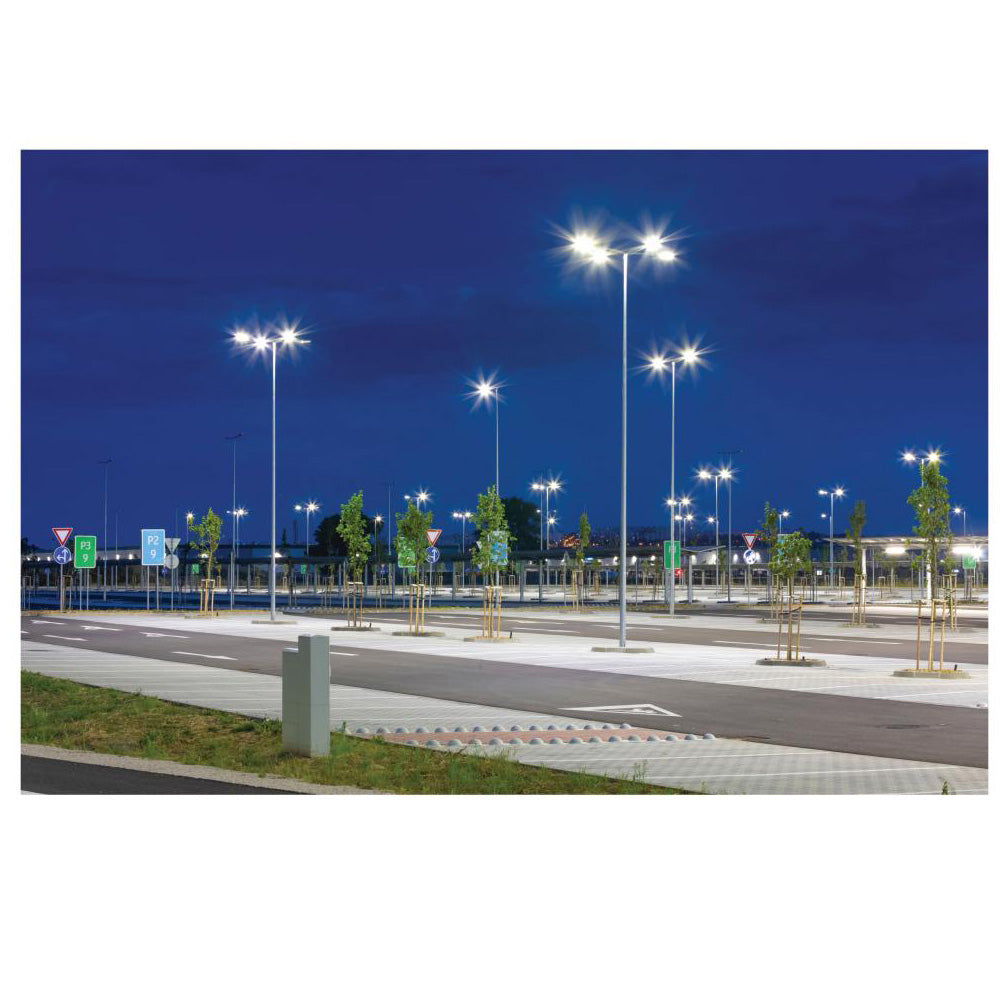Satco LED Hi-lumen Shoe Box 60/70/80w and Select CCT 3K/4K/5K Mogul Extended 100-277V