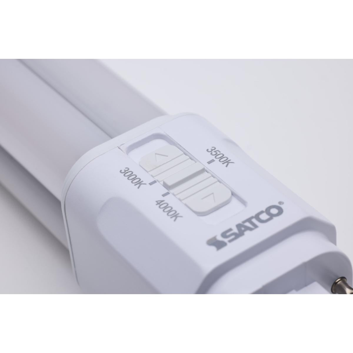 Satco 9.5w LED PL CCT Selectable G24q Base