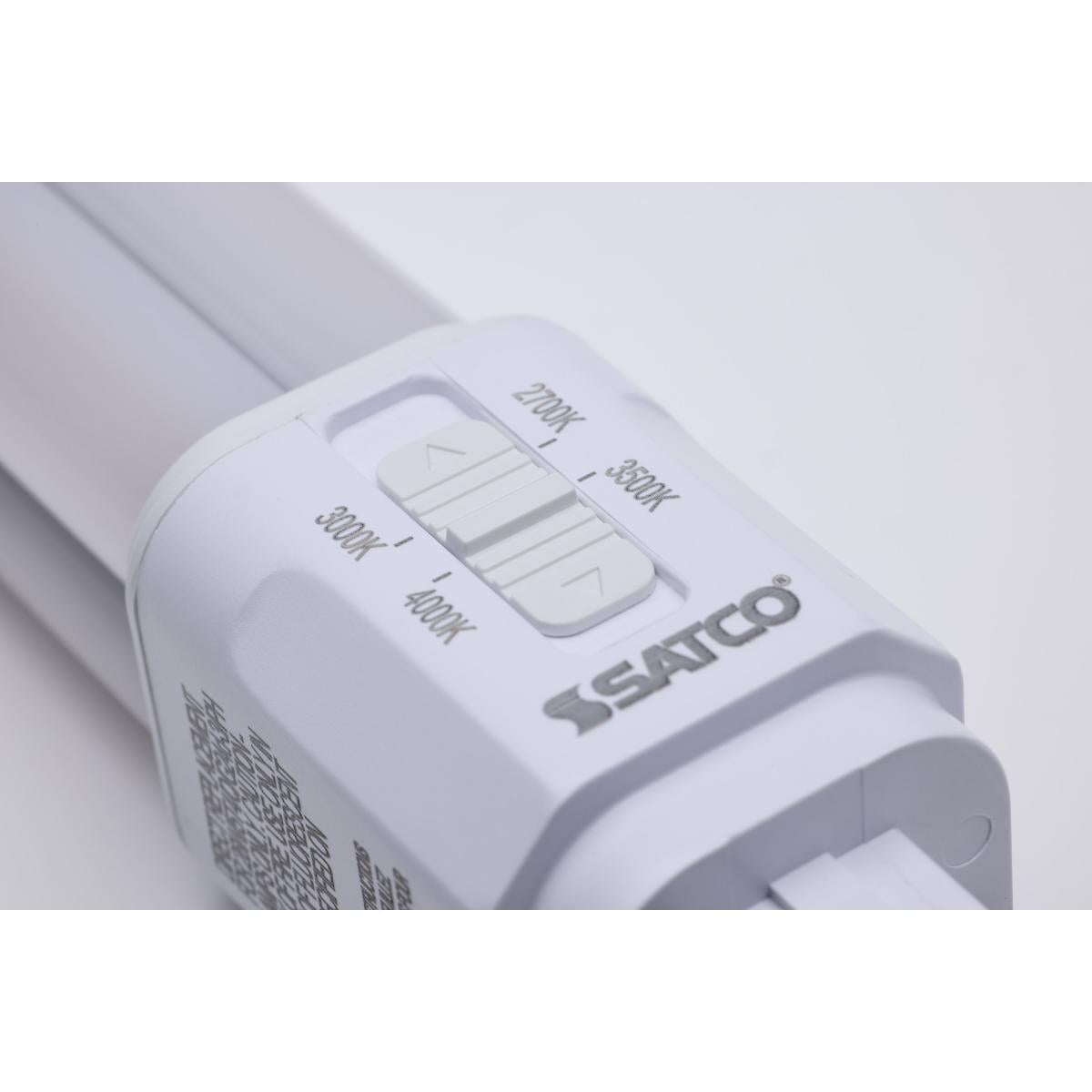 Satco 9w LED PL CCT Selectable G24d Base