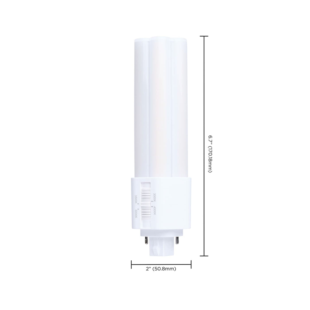 Satco 17w PLT LED CCT Selectable Gx24d Base Omni Type B 120-277v Bulb
