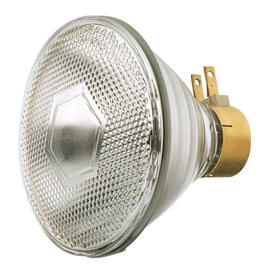 Satco 120w PAR38 Incandescent Clear 1740 Lumens Side Prong base 120v Bulb