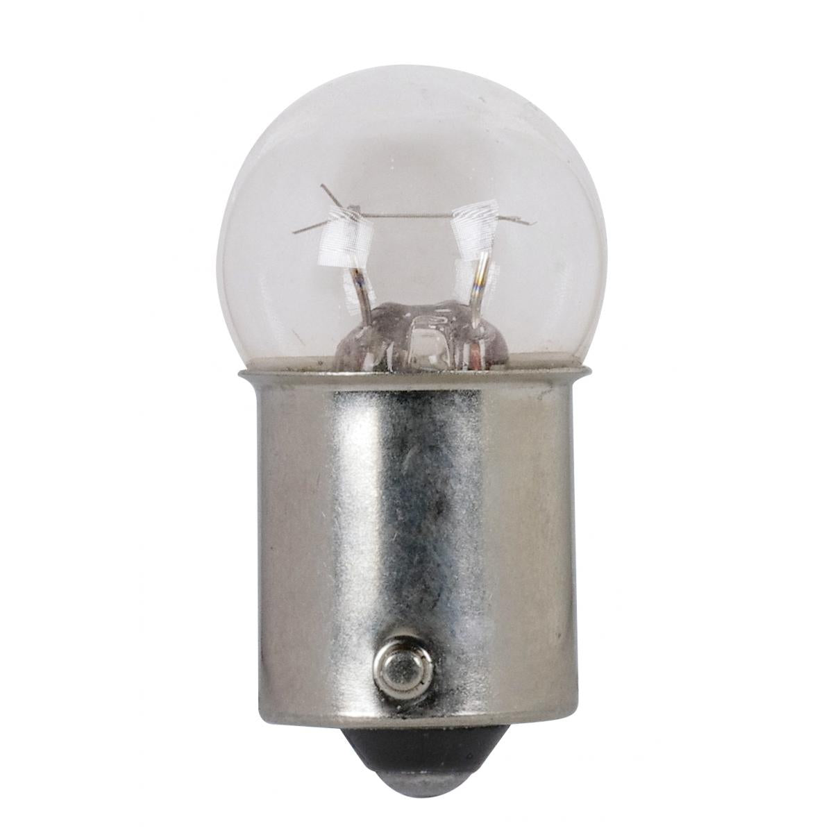 Satco 8.8w G5.75 miniature BA15s Bayonet Single Contact Base 14v Clear Bulb