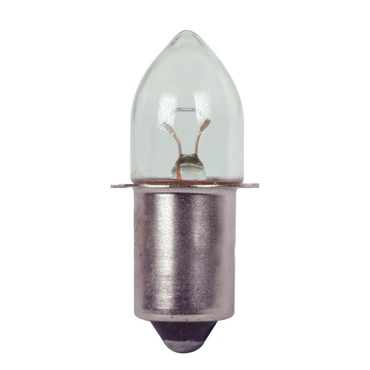 Satco 4.32w B3.5 miniature Single Contact Mini Flange base 8.63v Clear Bulb