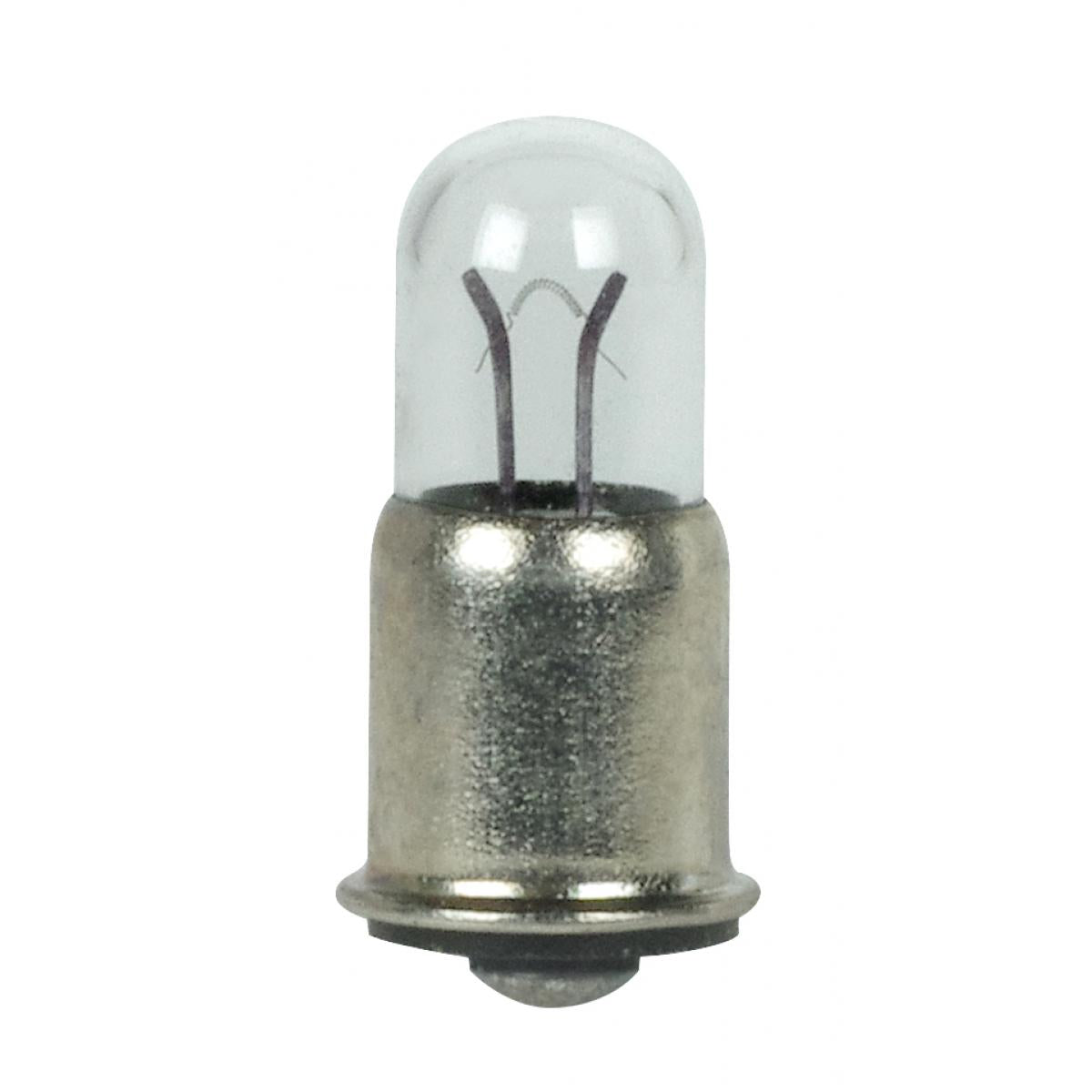 Satco 0.74w T1.75 miniature SX6s Midget Flange base 2.47v Clear Bulb