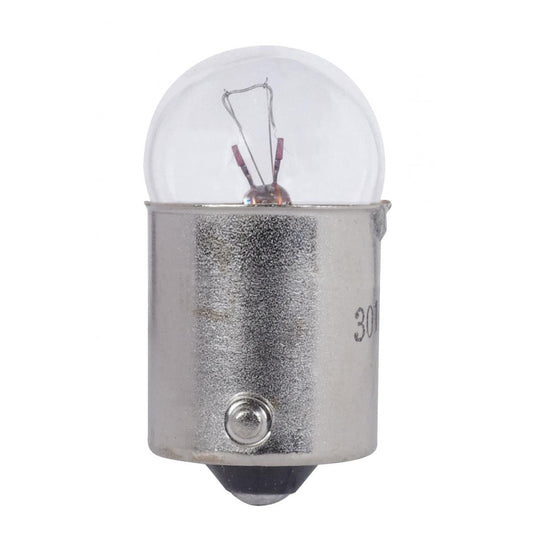 Satco 5w G5.75 miniature BA15s Bayonet Single Contact Base 28v Clear Bulb