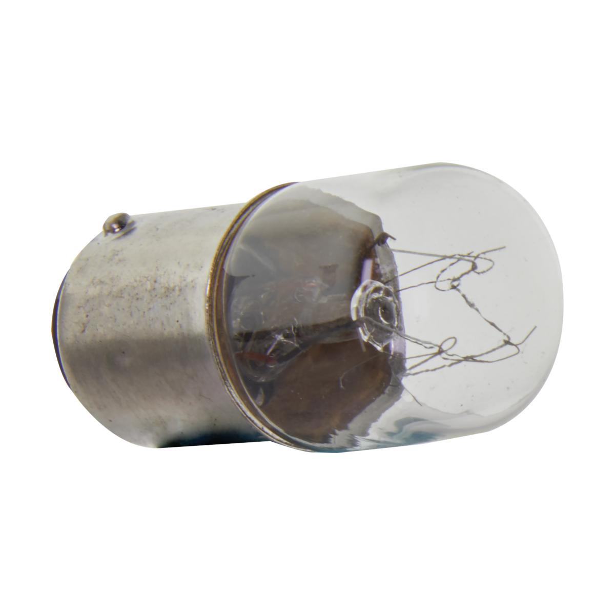 Satco 10w T6 miniature BA15d Double Contact Bayonet base 140v Clear Bulb