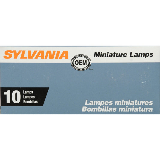 10-PK SYLVANIA 1003 Standard Automotive Light Bulb