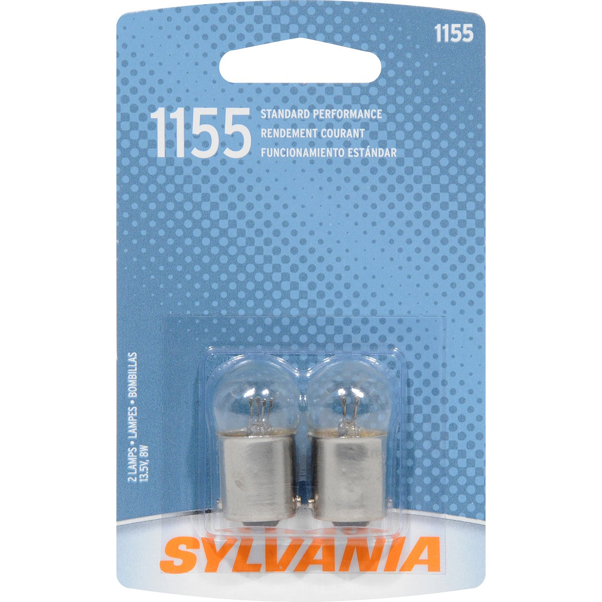 2-PK SYLVANIA 1155 Standard Automotive Light Bulb