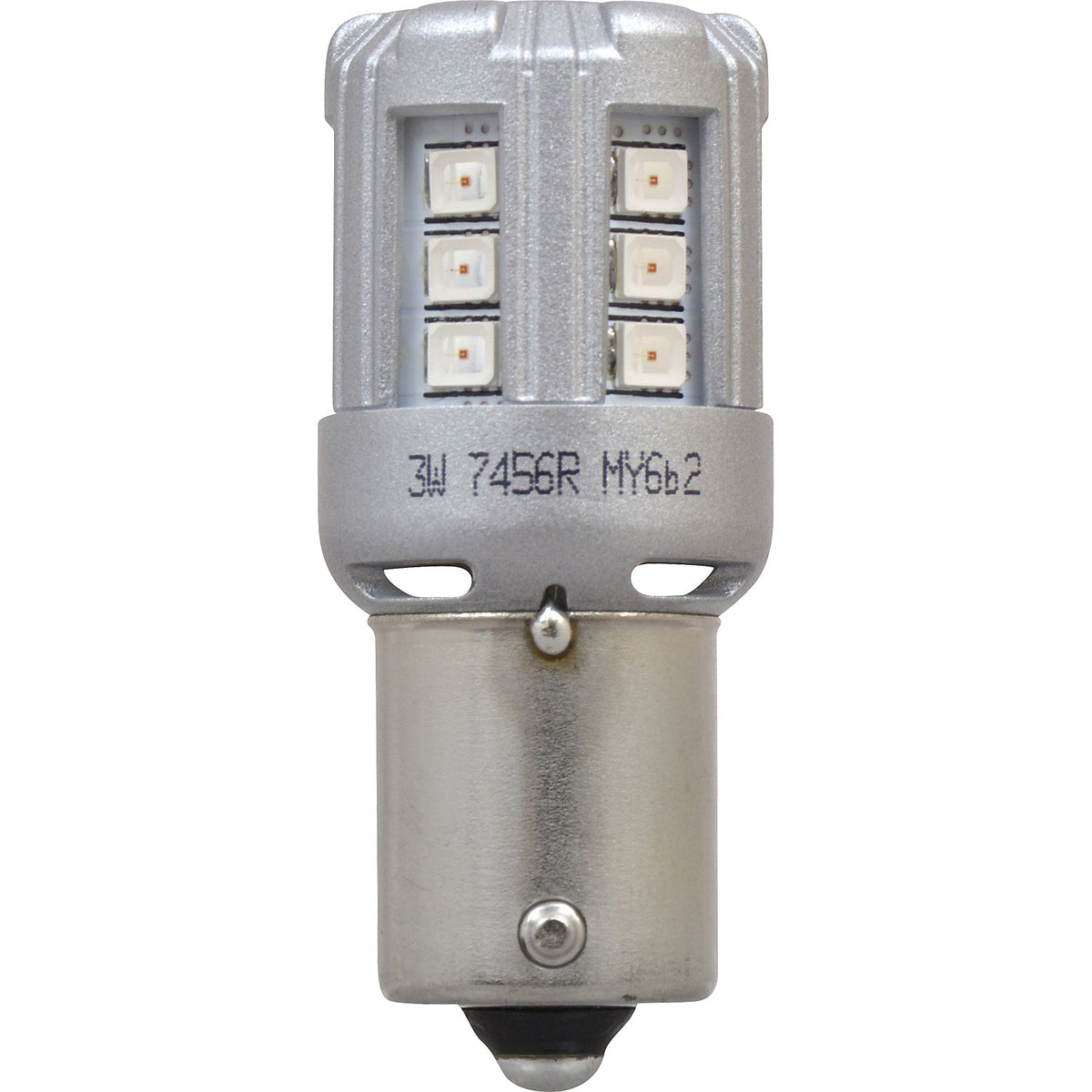 2-PK SYLVANIA 1141 Red LED Automotive Bulb - also fits 7506, 1156