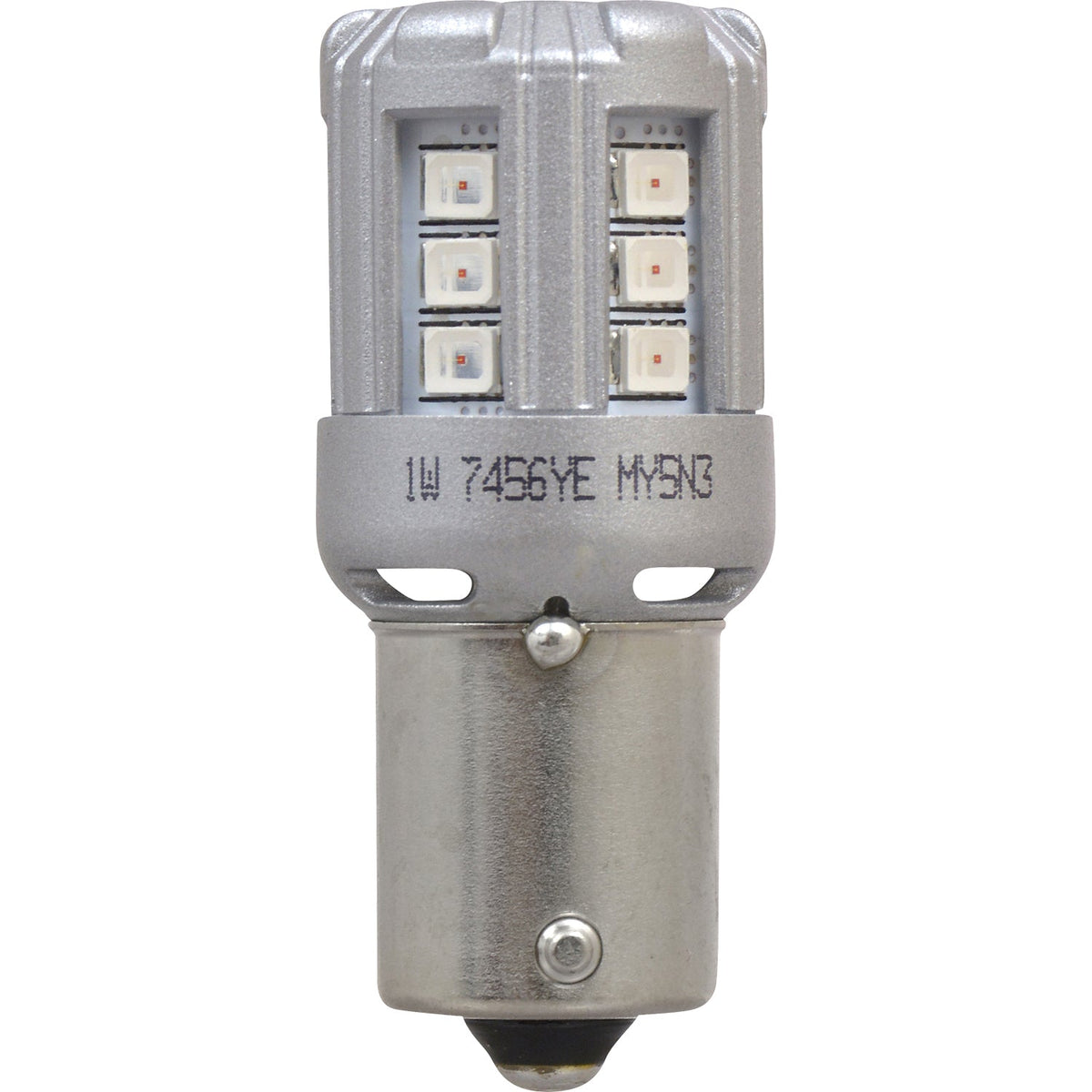 2-PK SYLVANIA LED 1156 Amber Automotive Bulb - also fits 7506 & 1141